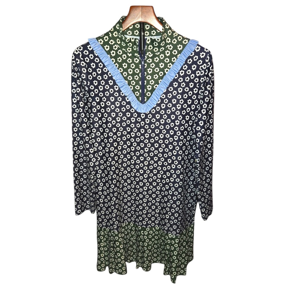 Smith & Quinn NWT Sept. Dress Women Lg Newberry Bloom Floral 1/4 Zip Performance